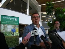 Scott Moe shared insights from his trip to China at Saskatoon International Airport ahead of trip to Ottawa. Photo: Janelle Rudolph
