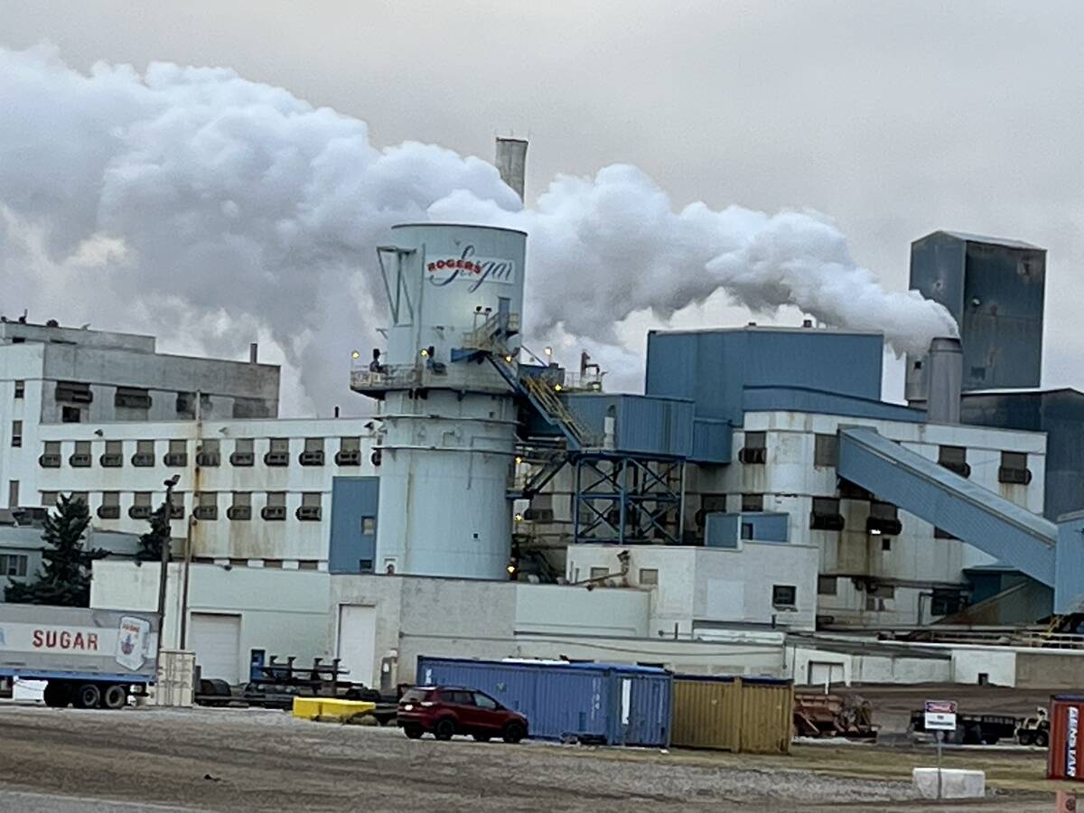 The Lantic Sugar factory in Taber, Alta., is a busy place in October as growers’ sugar beet harvest is delivered to its door.