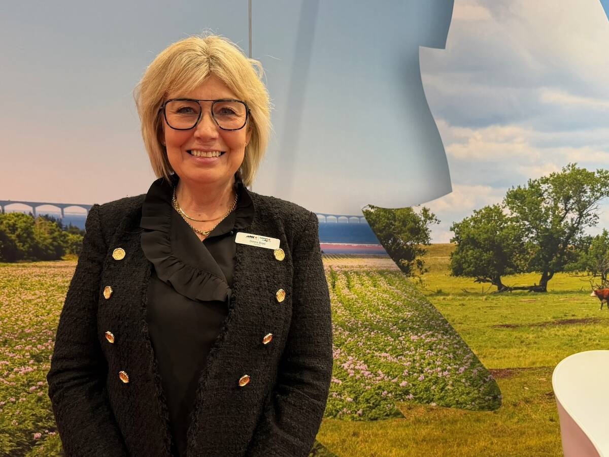 Donna Boyd, CEO of the Agricultural Manufacturers of Canada at Agritechnica 2025. Photo: John Greig
