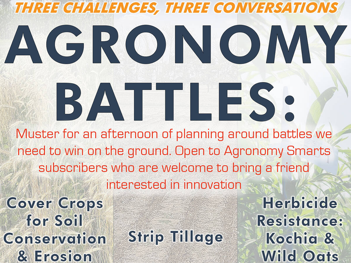 The meetings, called Agronomy Battles, will allow producers, scientists and agronomists to meet face to face to work through the challenges faced by farmers in specific regions of southern Alberta. Photo: Screencap via farmingsmarter.com