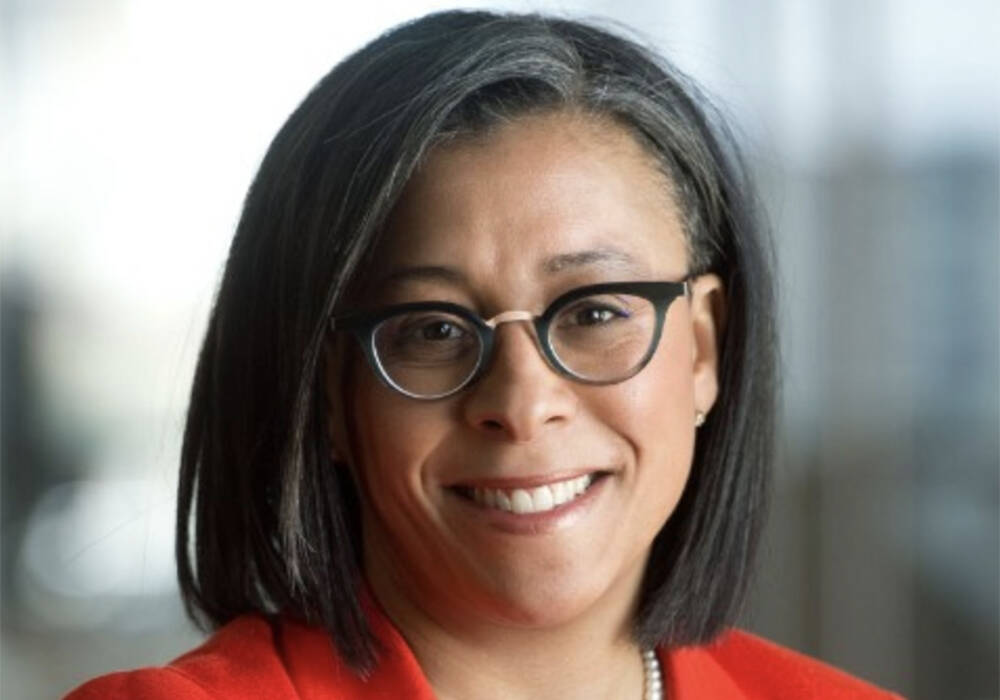 Justine Hendricks is the first female president and CEO of FCC. | Screencap via fcc-fac.ca