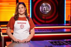 Marianne Smeaton in the MasterChef Canada kitchen. Photo: CTV