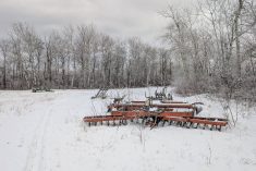 A snowy pasture scene in eastern Manitoba. Photo: Geralyn Wichers
