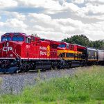 CPKC transported more than 17.1 MMT of Canadian grain and grain products through the first 30 weeks of the 2025/26 marketing year. | Robert Arnason photo
