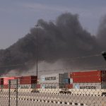 Smoke billows from Jebel Ali port after an Iranian attack following United States and Israel strikes on Iran, in United Arab Emirates on March 1, 2026. REUTERS/Amr Alfiky/File Photo