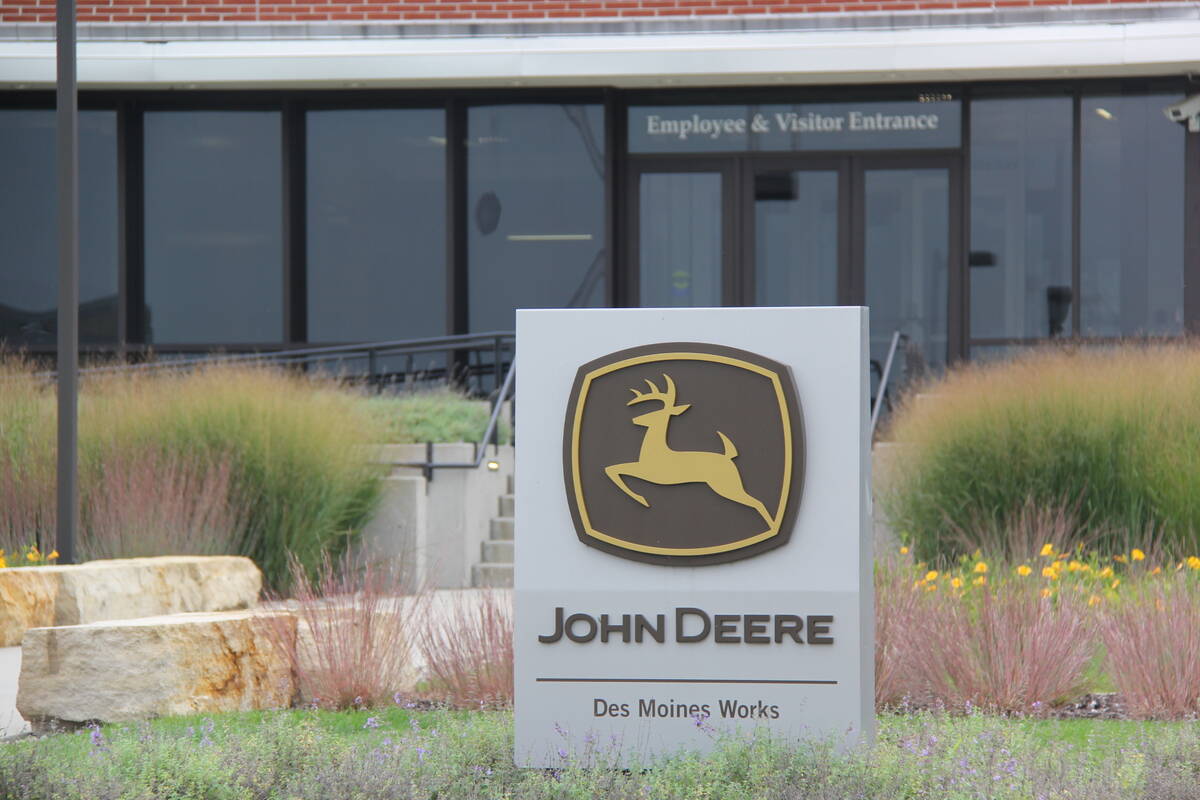 John Deere has seen a significant decline in market capitalization since the start of the war in Iran. Photo: Scott Garvey.
