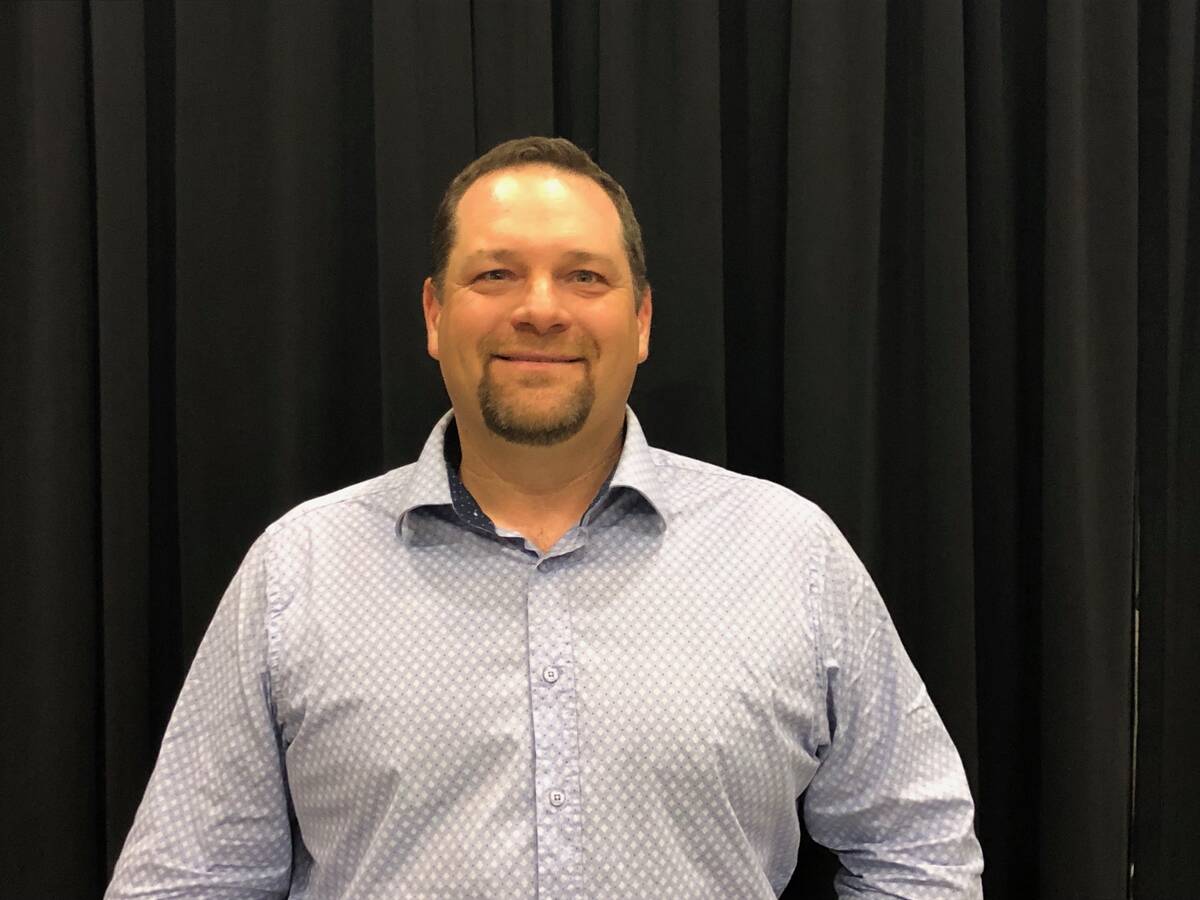 Mike Hittinger, a producer from Westlock, is the first producer in Canada to test Halter virtual fencing on his farm. Photo credit: supplied