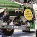 A Seed Terminator unit on display at the Zürn Harvesting booth at the Agritechnica farm equipment show in Germany. The device destroys weed seeds at harvest to reduce herbicide reliance. Photo: Greg Berg